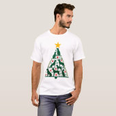 Hond Kerstboom Shirt - Hond Kerstmis (4) (Voorkant volledig)