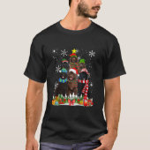 Hond kerstboom T-shirt (Voorkant)
