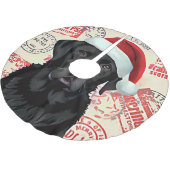 Hond kerstboomrok zwarte lab kerstboom rok (Gekanteld)