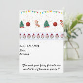 Hond Kerstkaart 5 x 7 Kaart (Staand voorkant)