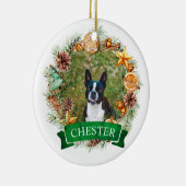 Hond Kerstkrans Ornament (Rechts)