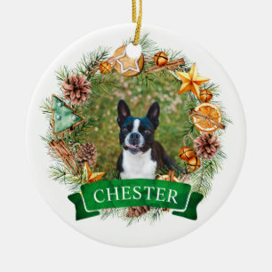 Hond Kerstkrans Ornament