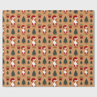 Hond Kerstman Kerstpatroon Cadeaupapier