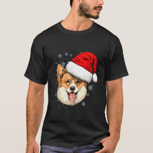 Hond Kerstmis Corgi Kerstman Navidad Xmas Corg T-shirt