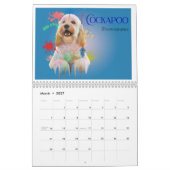 Hond Kleurrijke Splash Art Muur Kalender 2025 (Mar 2027)