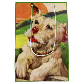 hond knappe hond medium cadeauzakje (Achterkant)