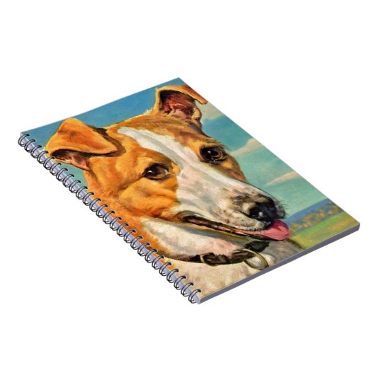 hond knappe hond notitieboek (Rechterzijde)