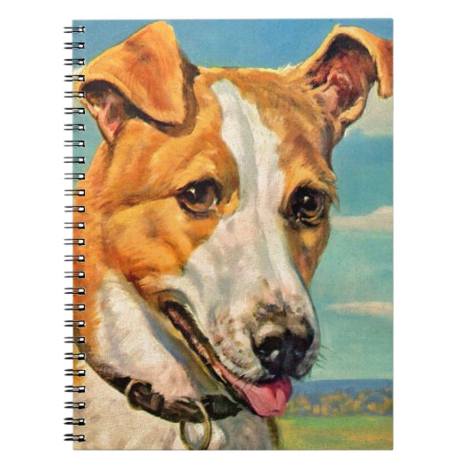 hond knappe hond notitieboek (Voorkant)