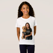 Hond knuffel t-shirt (Voorkant volledig)
