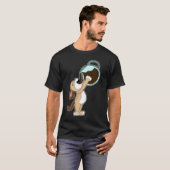 Hond Koffie Koffiepot T-shirt (Voorkant volledig)