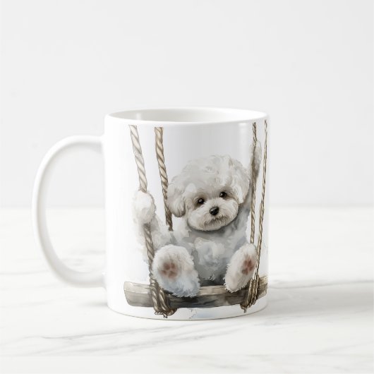 hond koffiemok (Links)