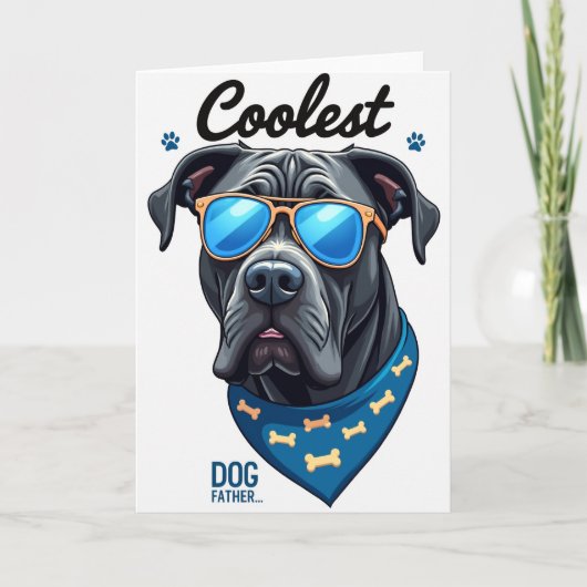 Hond Koudste Vader Script Kaart (Voorkant)