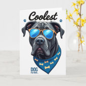 Hond Koudste Vader Script Kaart (Gele Bloem)
