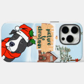 Hond krijgt afbeelding voor kerst Case-Mate iPhone case (Achterkant (horizontaal))