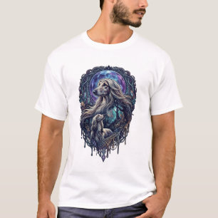 Hond Kristal Maan Betoverd Woud_1 T-shirt