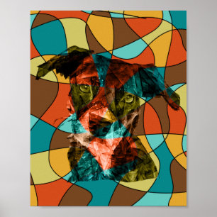 hond kubisme  poster