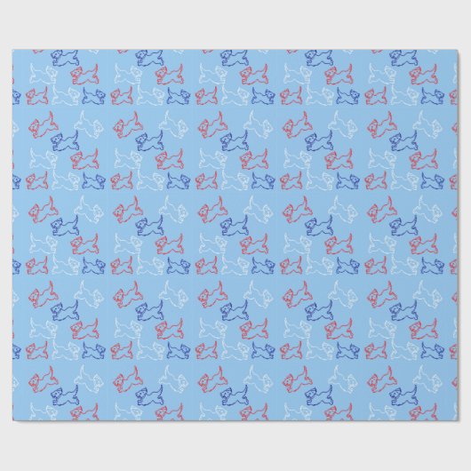 Hond Kunst Cadeaupapier - Aanpassen - Kunst (Vlak)