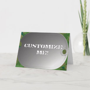 Hond Label camo stijl Kaart