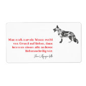 Hond Labels (Voorkant)