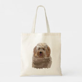 Hond Labradoodle Huisdier Dier Tote Bag (Achterkant)
