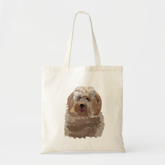 Hond Labradoodle Huisdier Dier Tote Bag (Voorkant)