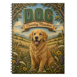 Hond Landwei POPCUT Notitieboek