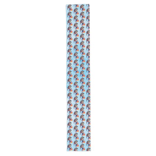 Hond Lange Tafel Runner Tafelloper (Voorkant)