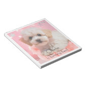 Hond Laten we feest verjaardag Notitieblok (Schuin)