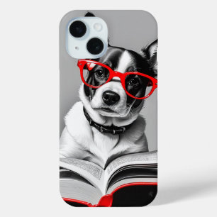 Hond Leesboek iPhone 15 Case
