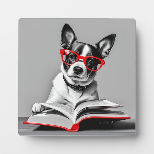 Hond Leesboek Fotoplaat (Voorkant)