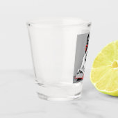 Hond Leesboek Shot Glas (Links)
