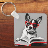 Hond Leesboek Sleutelhanger (Voorkant)