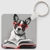 Hond Leesboek Sleutelhanger (Achterkant)