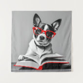Hond Leesboek Wandkleed (Voorkant)