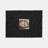 Hond Lelijke Kerstverlichting Kerstman Hoed Engels Fleece Deken (Voorkant (Horizontaal))