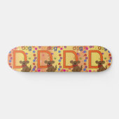 Hond Letter D Skateboard (Horizontaal)