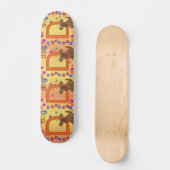 Hond Letter D Skateboard (Voorkant)