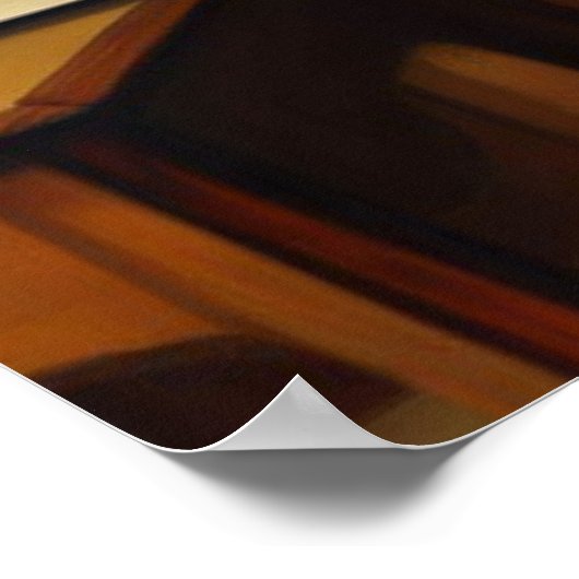 Hond lezen poster (Hoek)