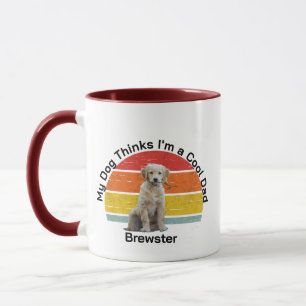 Hond Liebhebber PAPA Gepersonaliseerd - Cute Puppy Mok