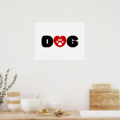 Hond Liefhart Poster (Keuken)