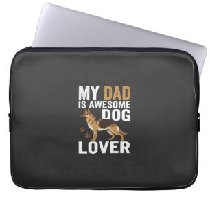 Hond Liefhebbende Vader Is Geweldig Laptop Sleeve