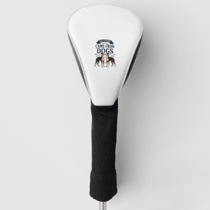 Hond Liefhebber Citaat Vintage Gravure Hond Typogr Golfheadcover
