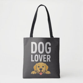 Hond Liefhebber Cute Hond Illustratie Typografie O Tote Bag