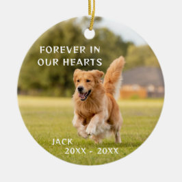 Hond Liefhebber Foto Huisdier Herinnering Sieraad Keramisch Ornament