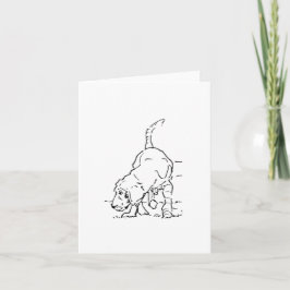 Hond Liefhebber Herinnering, Beagle Illustratie Kaart