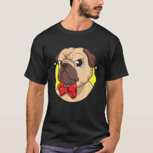 Hond Liefhebber Hondengezicht Rode Das Grappig Ged T-shirt