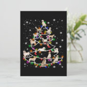 Hond Liefhebber | Labrador Kerstboom Kaart (Staand voorkant)