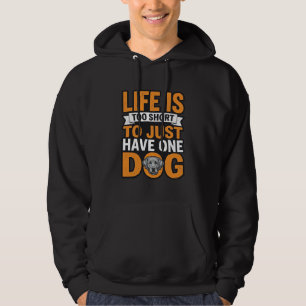 Hond Liefhebber Leven Is Te Kort Vintage T-shirt O