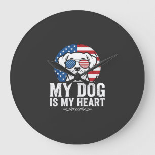 Hond Liefhebber Mijn Hond Is Mijn Hart Grote Klok