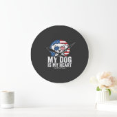 Hond Liefhebber Mijn Hond Is Mijn Hart Grote Klok (Huis)